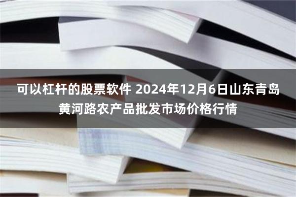 可以杠杆的股票软件 2024年12月6日山东青岛黄河路农产品批发市场价格行情